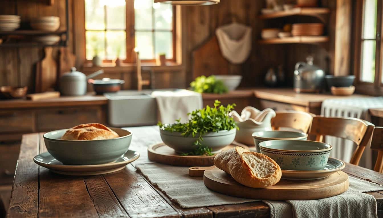Comforting family dinner served at home